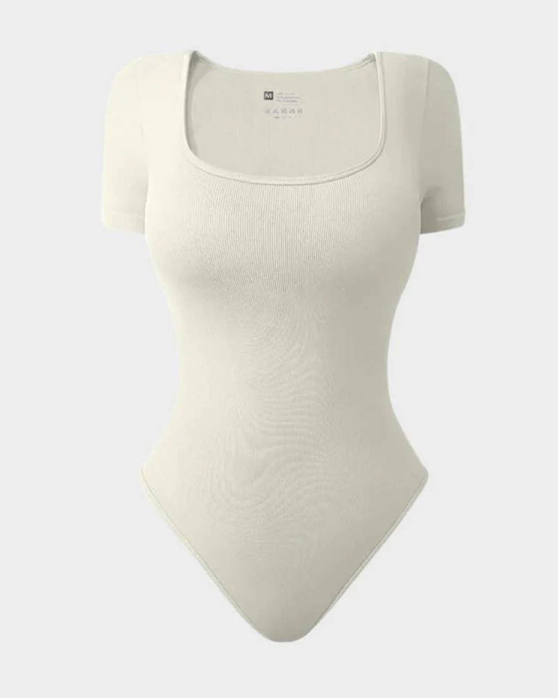 Square Neck Thong Bodysuit - Image 16