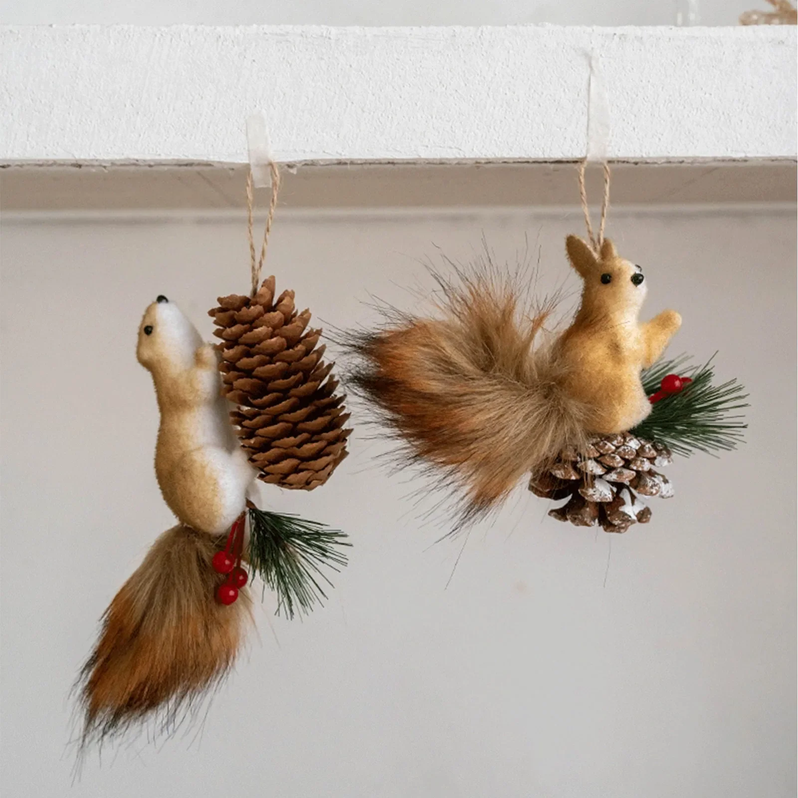 Squirrel for Christmas Tree Decoration (2 Pc) - Image 6