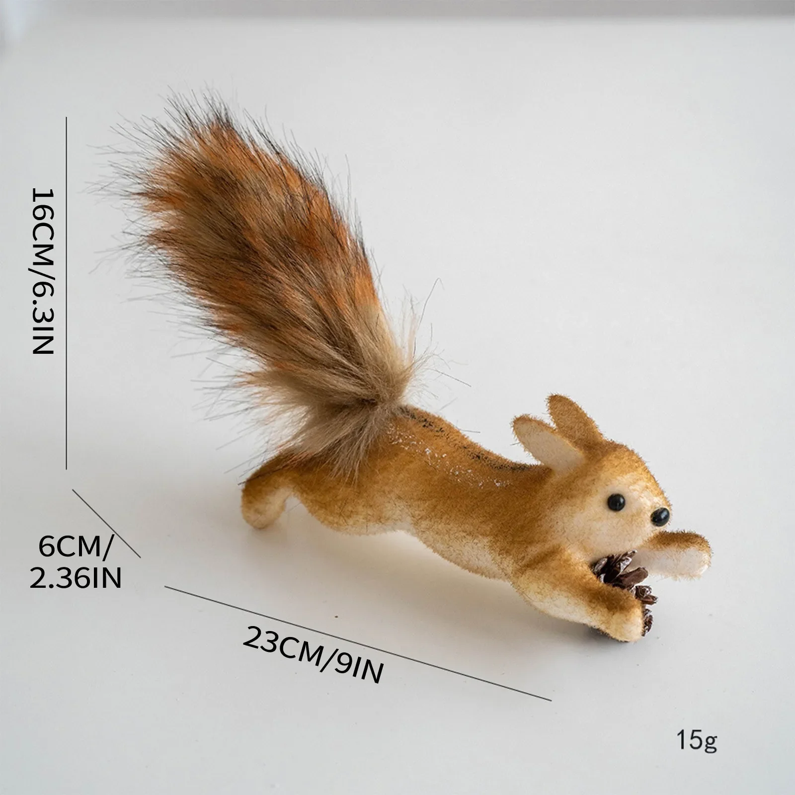 Squirrel for Christmas Tree Decoration (2 Pc) - Image 7