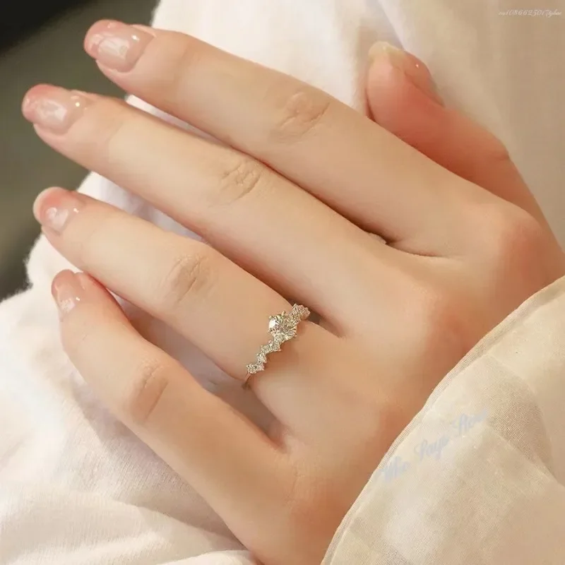 Starry Diamond Cut Gold Plated Promise Ring – A Radiant Symbol of Love - Image 6