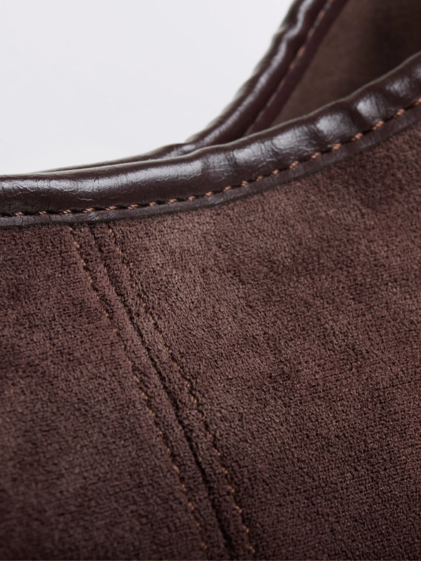 Elegant Vegan Leather Half-Moon Tote - Image 13