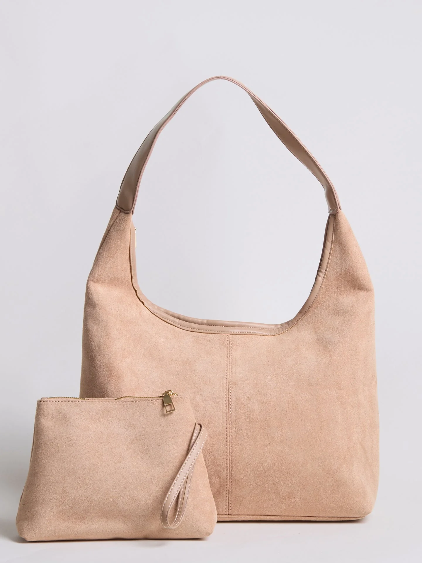 Elegant Vegan Leather Half-Moon Tote - Image 19