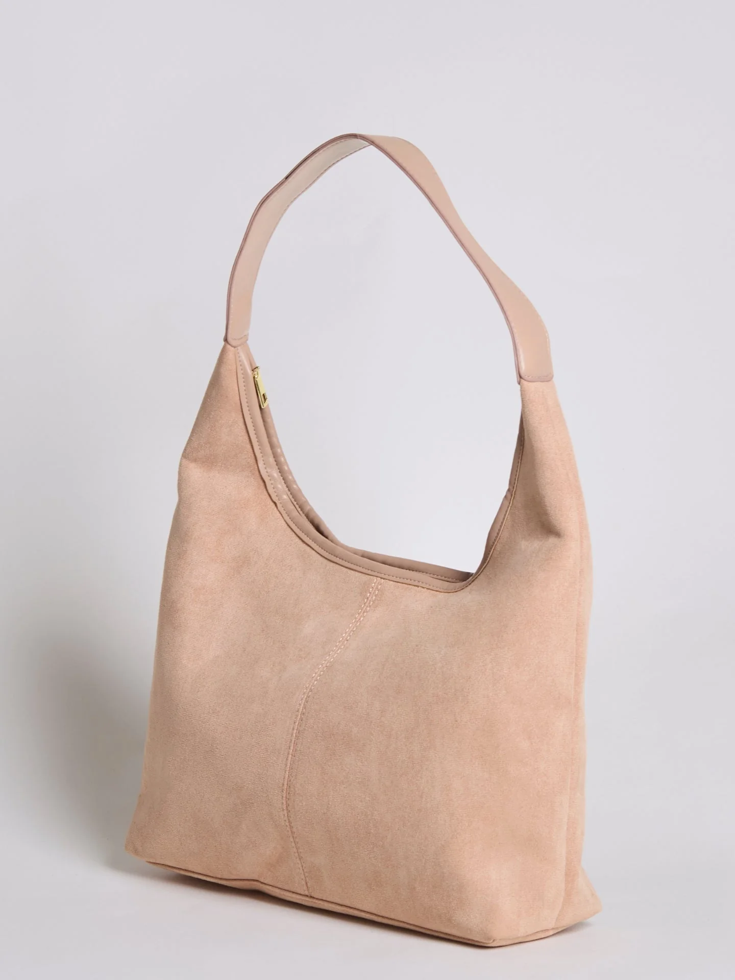 Elegant Vegan Leather Half-Moon Tote - Image 20