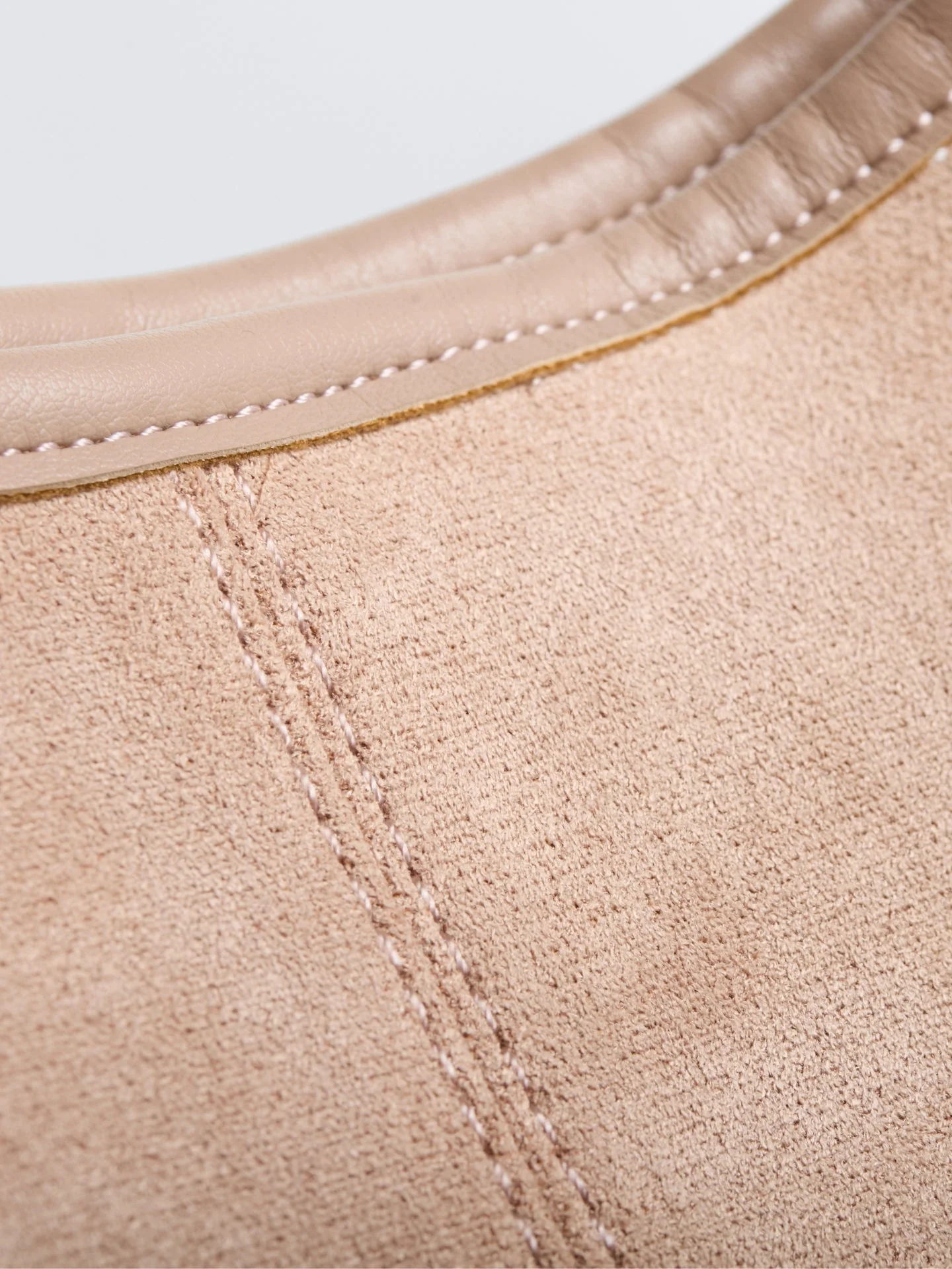 Elegant Vegan Leather Half-Moon Tote - Image 23