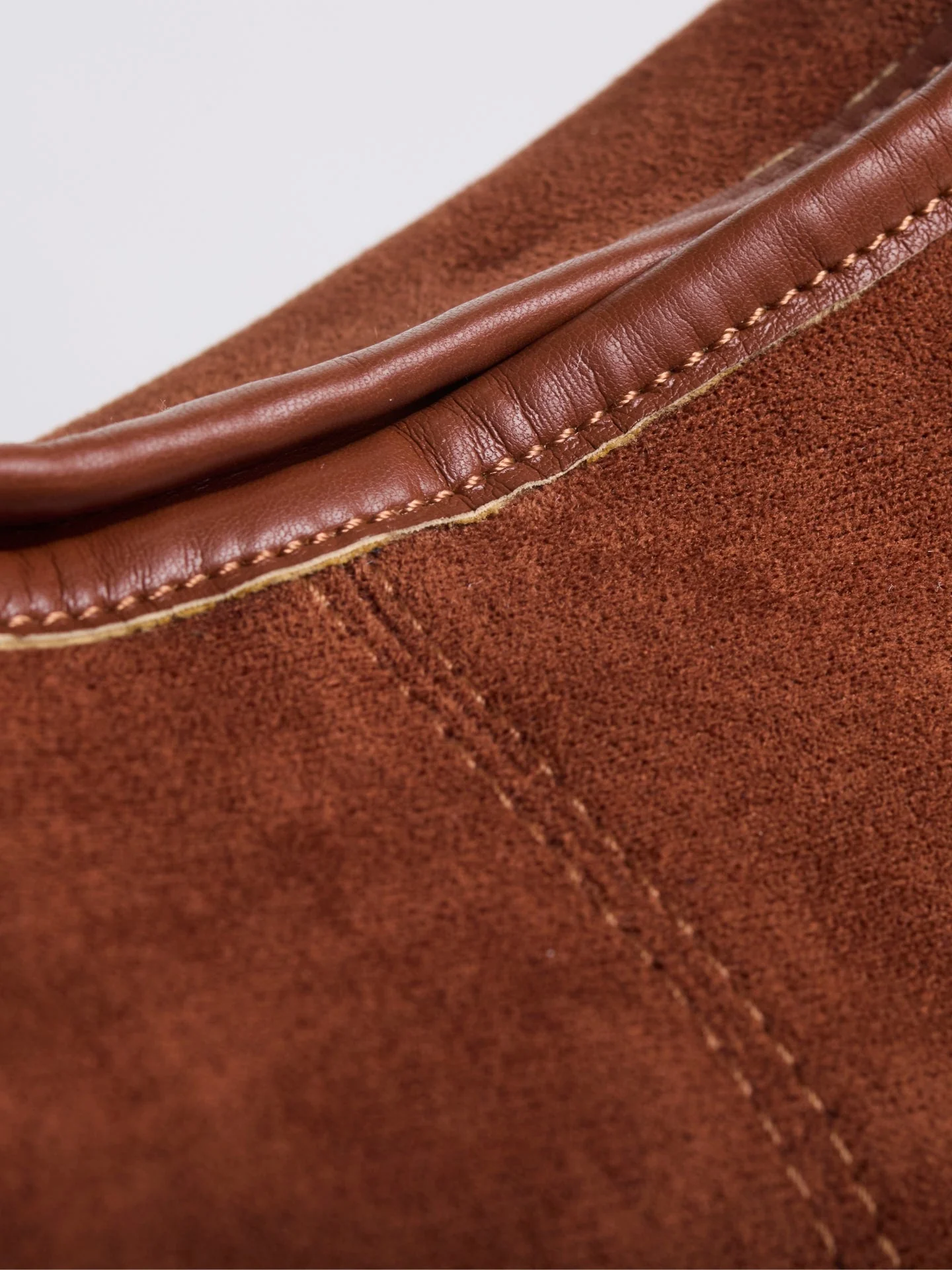 Elegant Vegan Leather Half-Moon Tote - Image 33