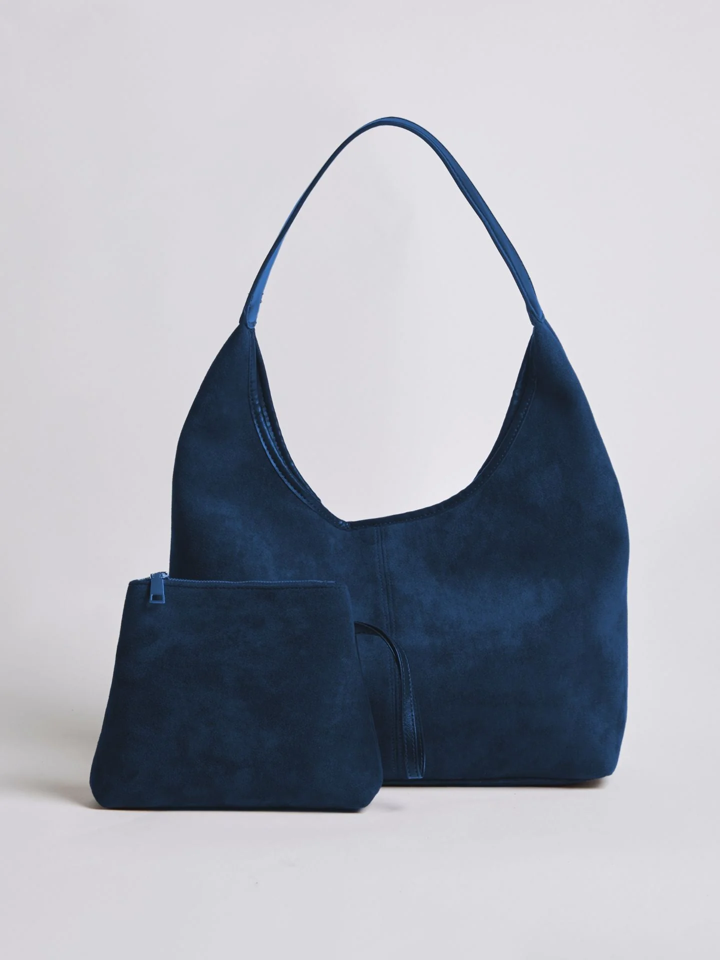 Elegant Vegan Leather Half-Moon Tote - Image 35