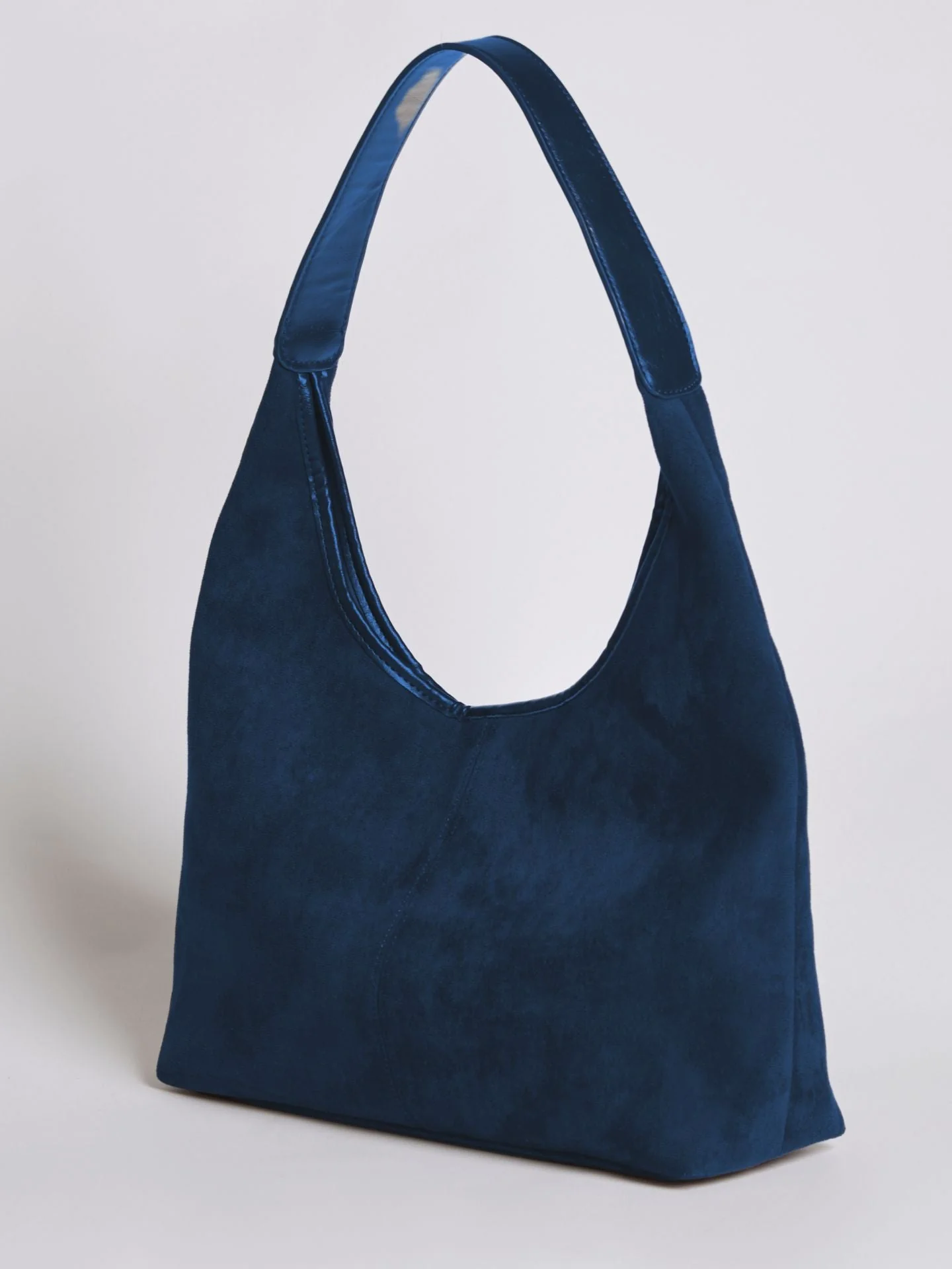 Elegant Vegan Leather Half-Moon Tote - Image 37