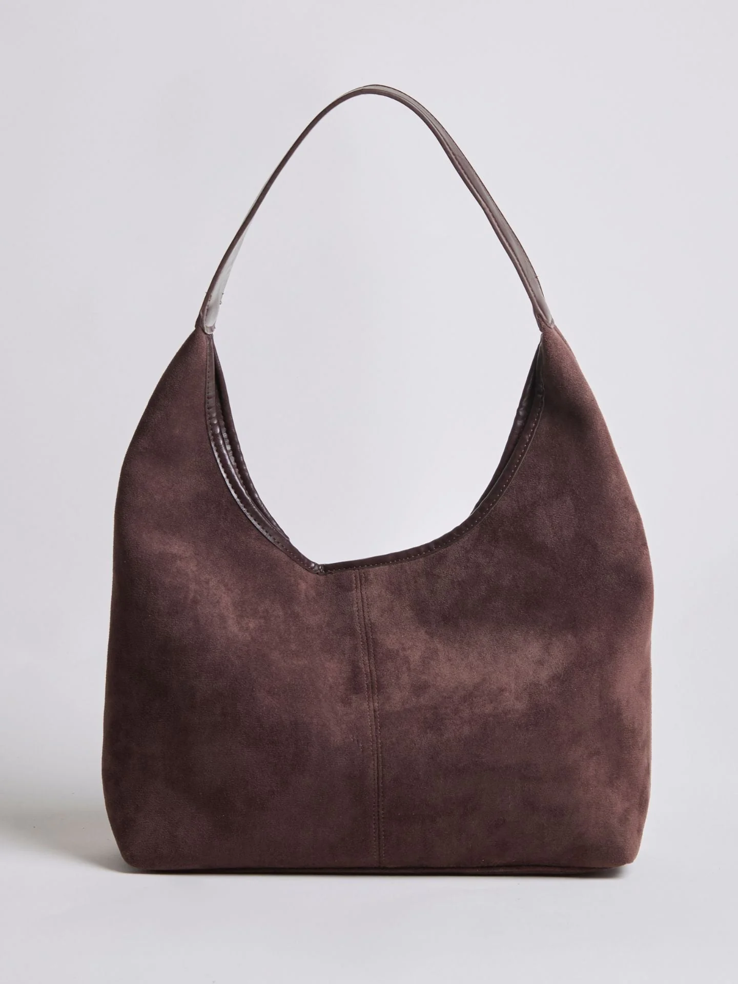 Elegant Vegan Leather Half-Moon Tote - Image 40