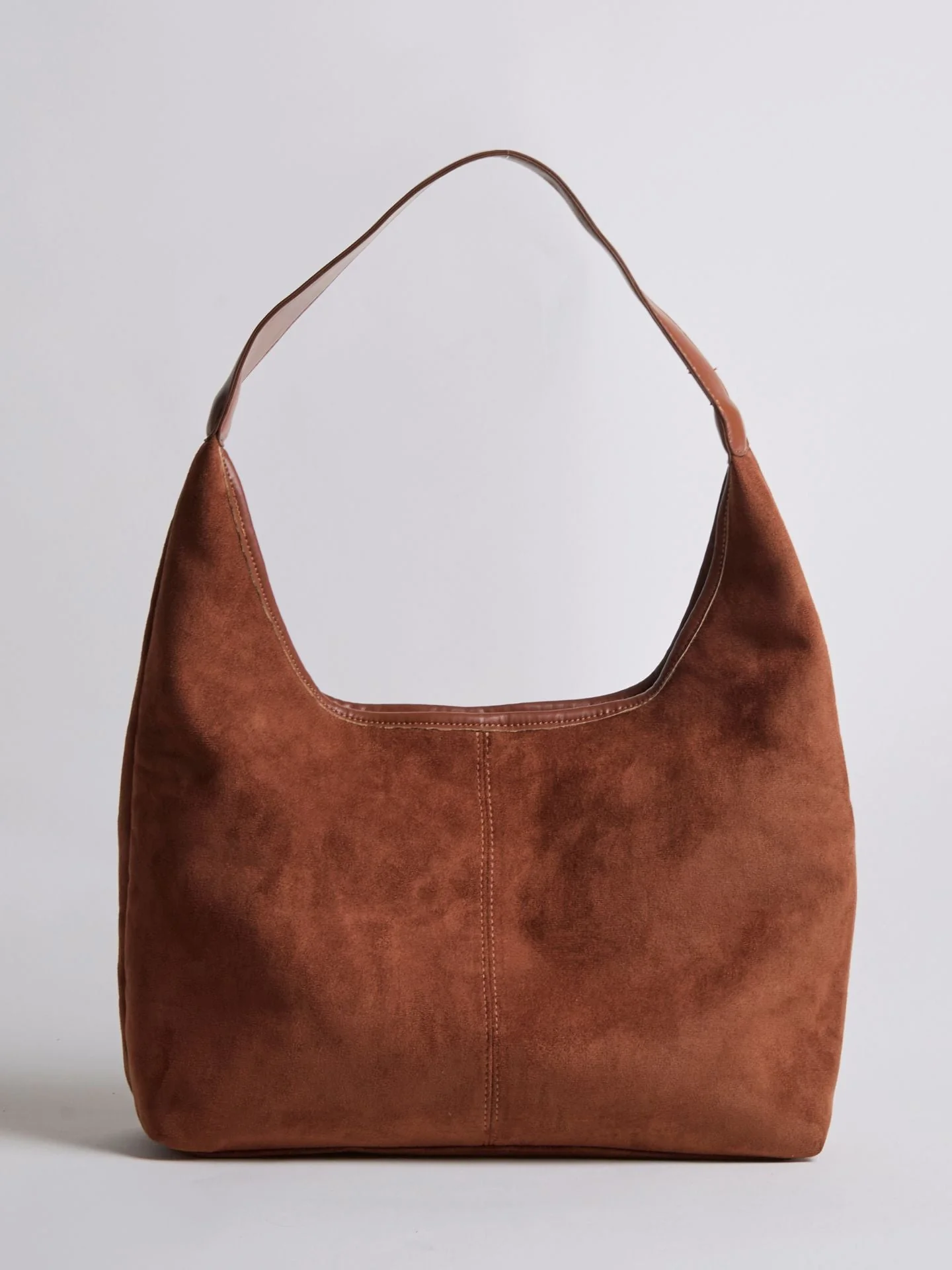 Elegant Vegan Leather Half-Moon Tote - Image 44