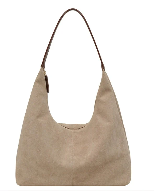 Elegant Vegan Leather Half-Moon Tote - Image 46