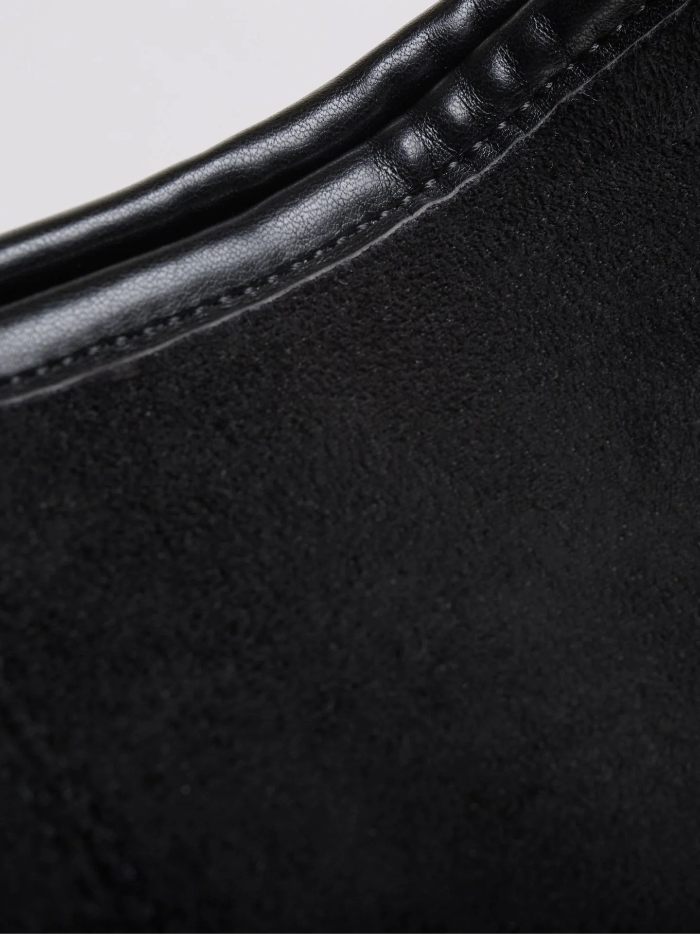 Elegant Vegan Leather Half-Moon Tote - Image 5