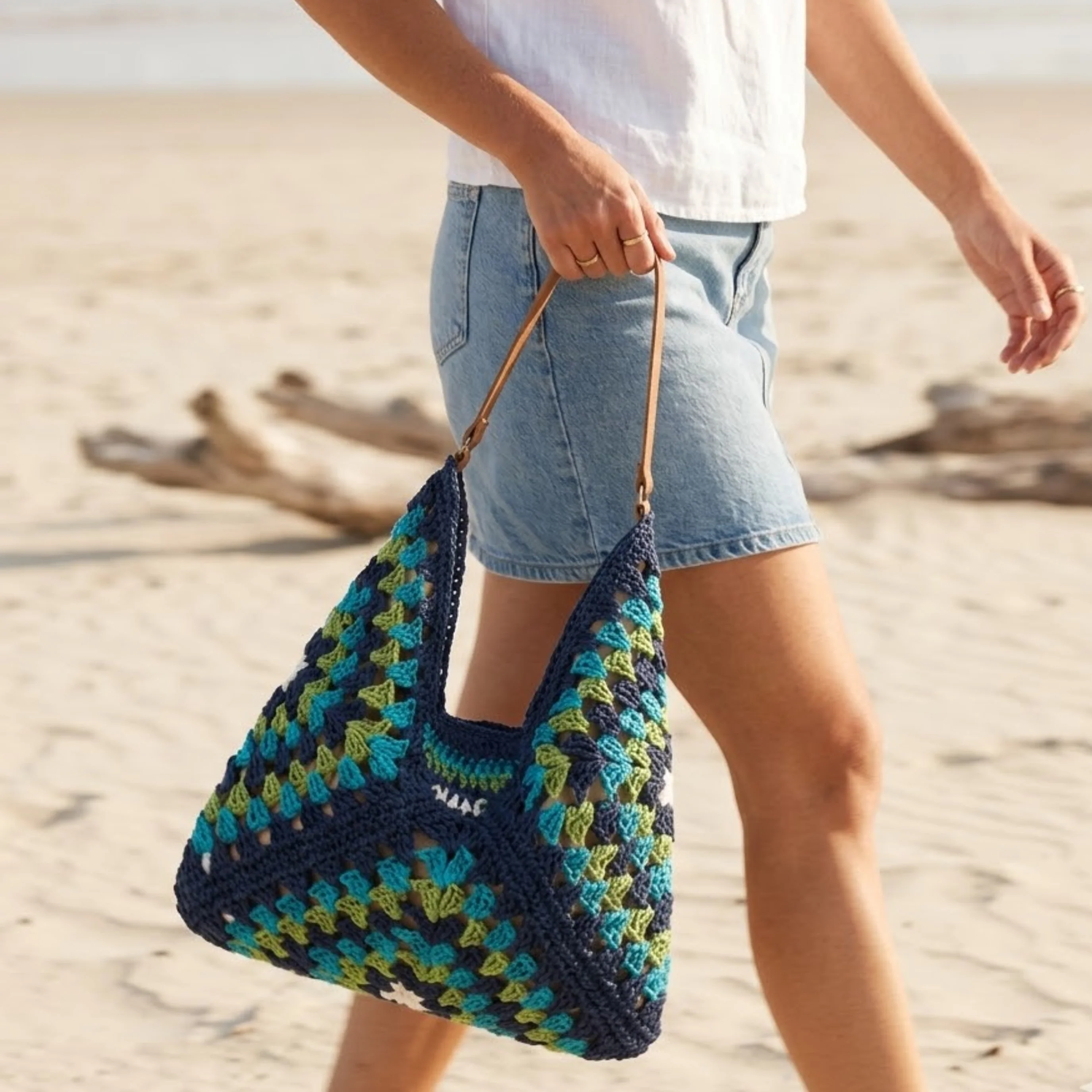Summer Bohemian Braided Straw Tote – Sustainable Bag - Image 7