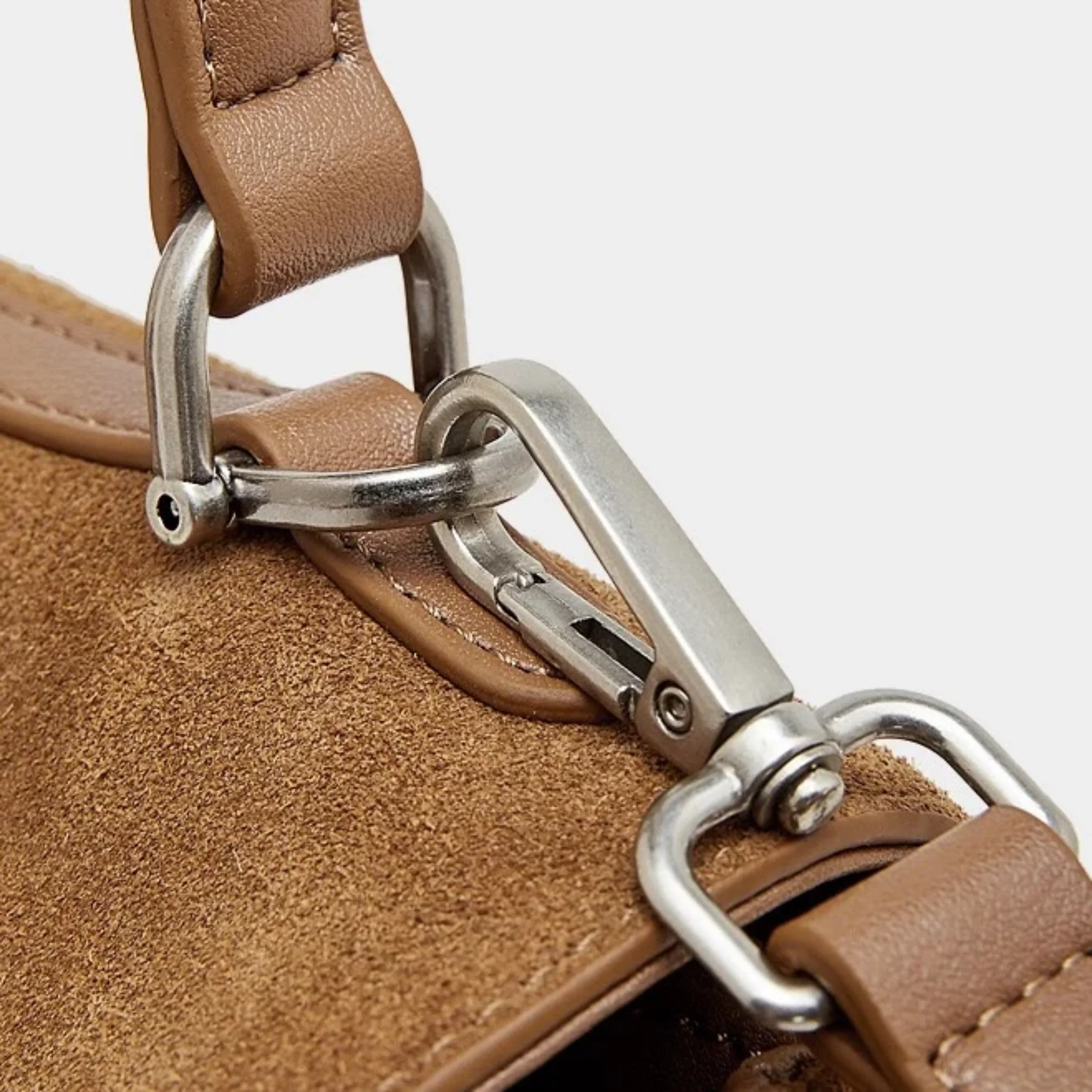 Sylvae Soft Suede Genuine Leather Top-Handle Bag - Image 9