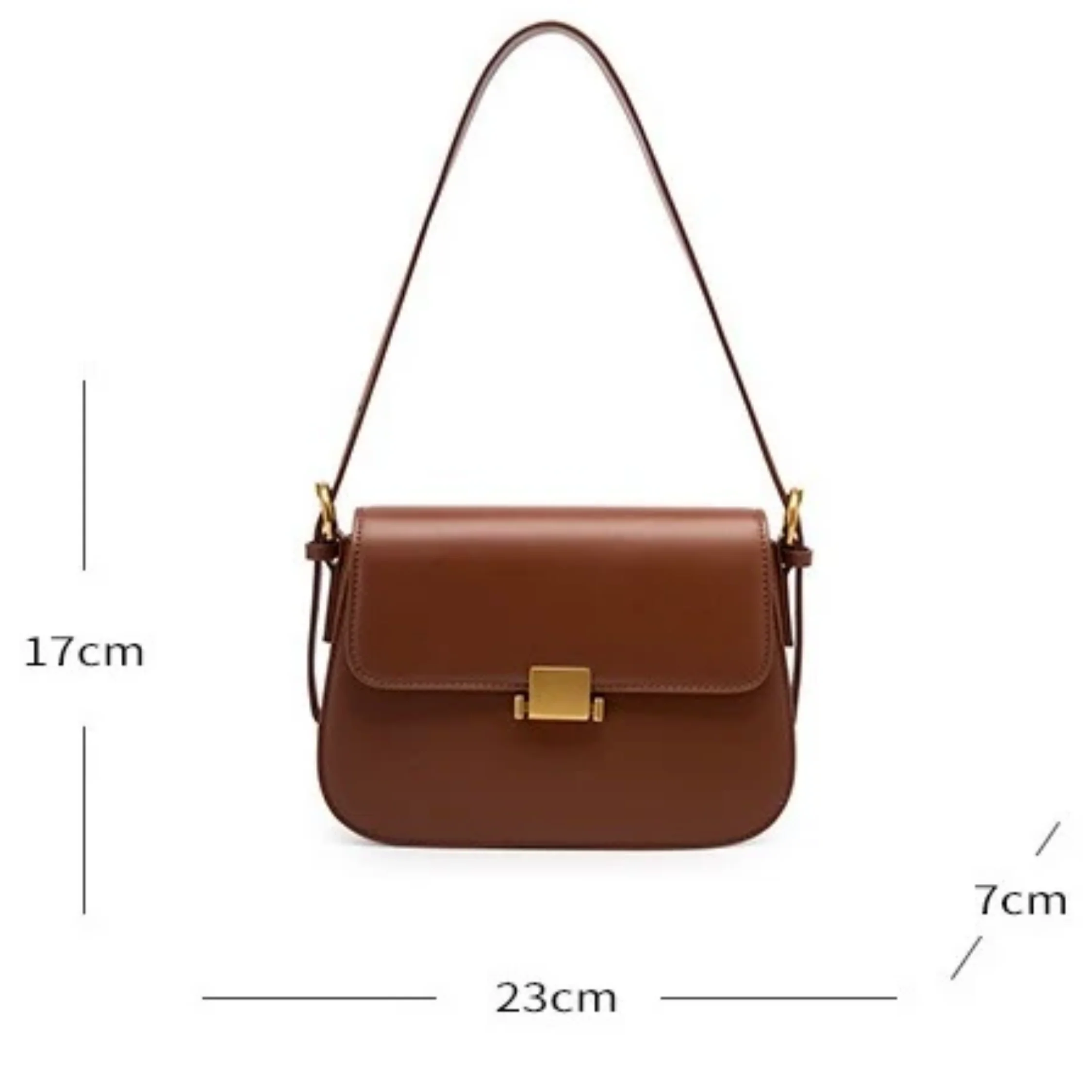 Thaléne Genuine Leather Shoulder Crossbody Bag - Image 12