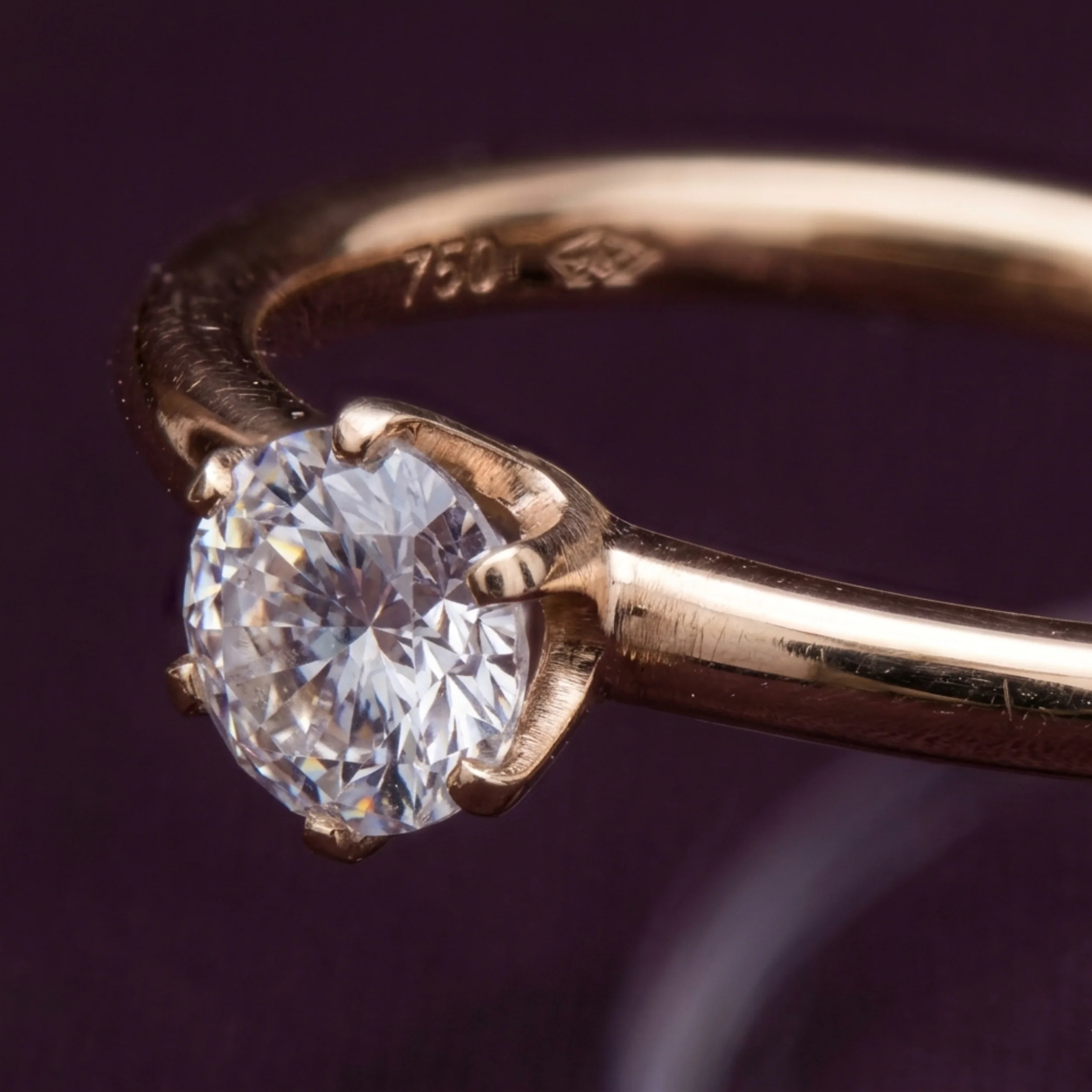 Theia Minimalist Solitaire Ring - Image 6