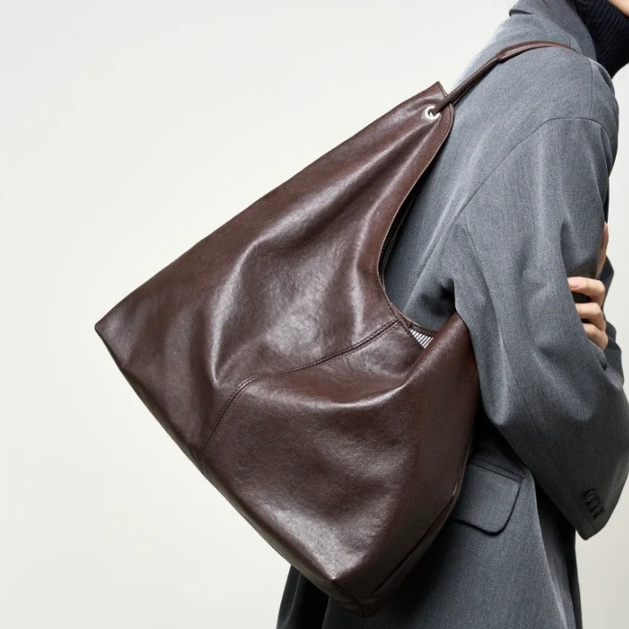 Théia Premium Genuine Leather Tote Bag - Image 5