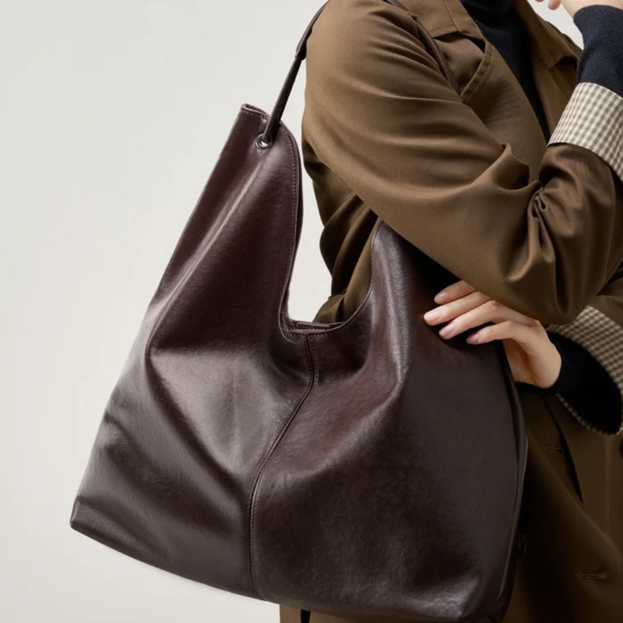 Théia Premium Genuine Leather Tote Bag - Image 6