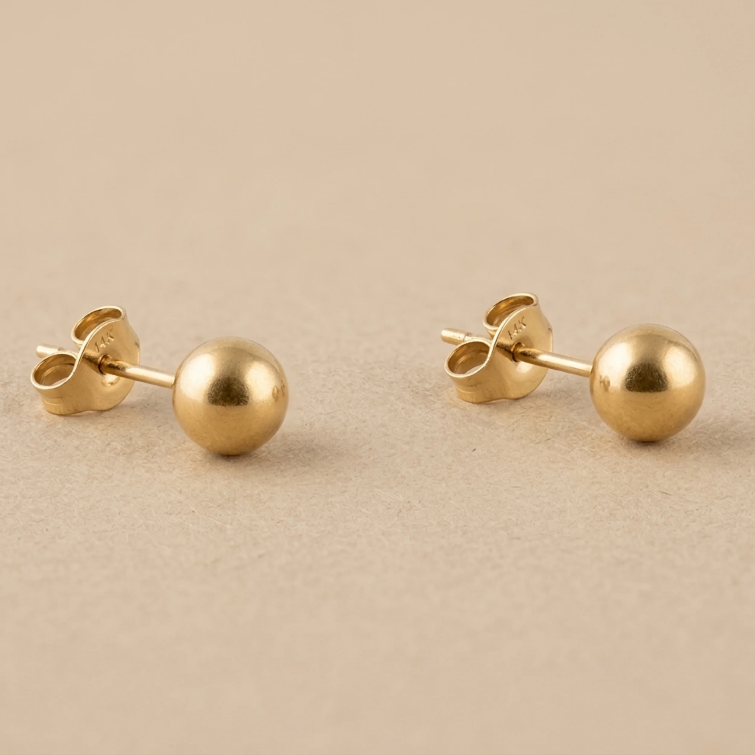 Tullia Classic Sphere Stud Earrings - Image 4