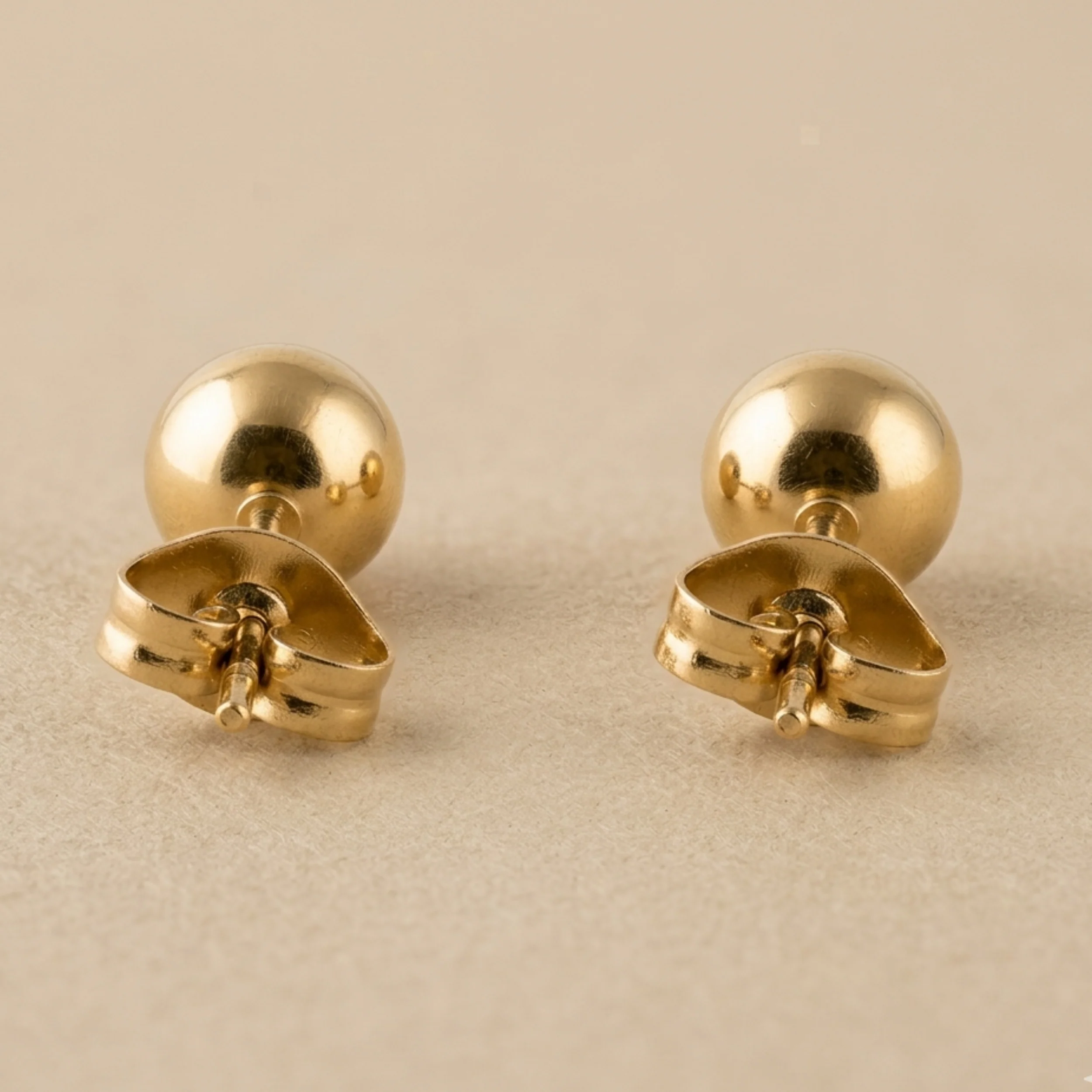Tullia Classic Sphere Stud Earrings - Image 5