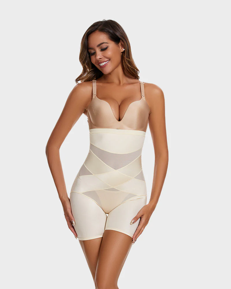 Ultra-Comfort Mid-Thigh Shaping Bodysuit - Image 7
