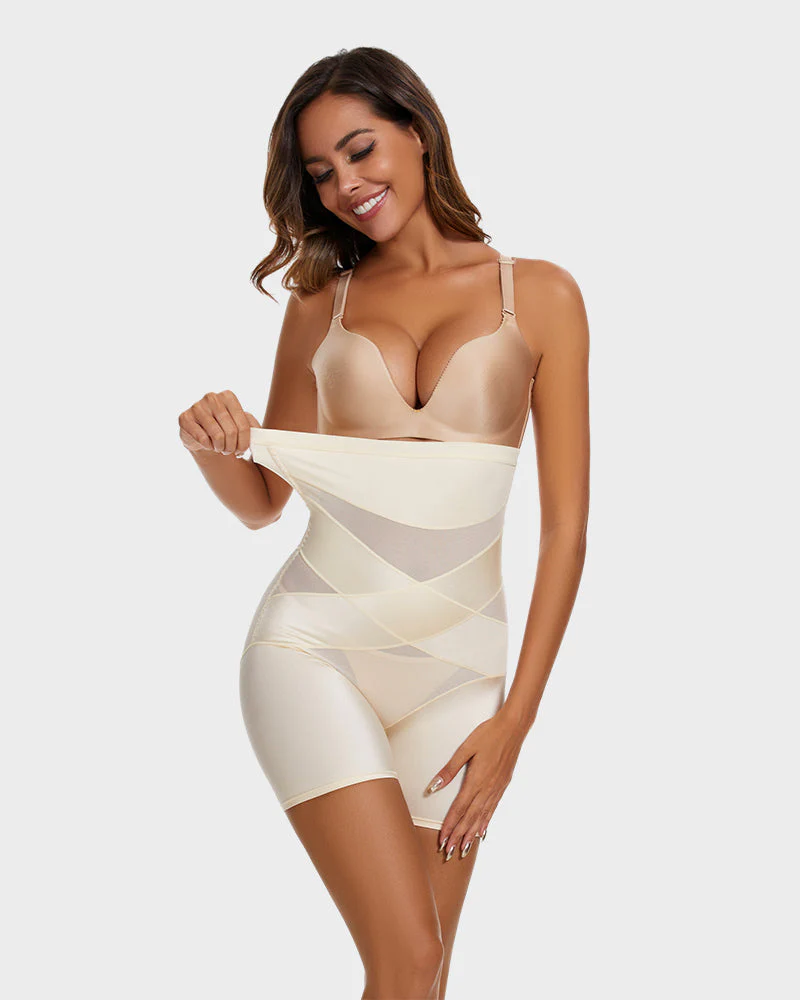 Ultra-Comfort Mid-Thigh Shaping Bodysuit - Image 9
