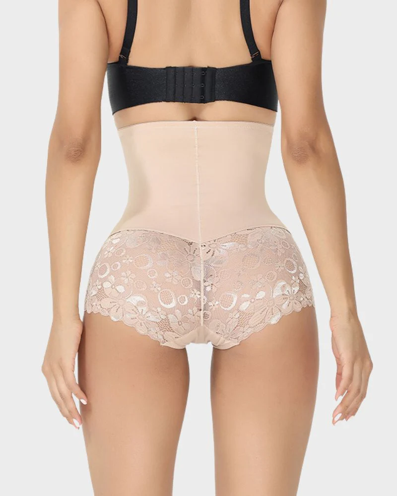 Elegance High-Waist Lace Sculpting Brief - Image 5