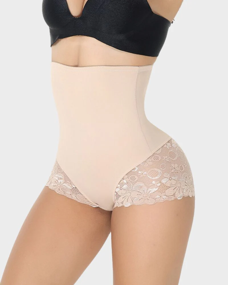 Elegance High-Waist Lace Sculpting Brief - Image 6