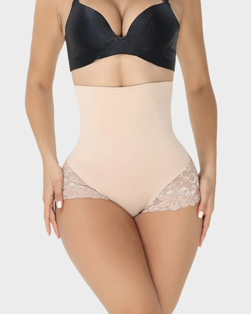 Elegance High-Waist Lace Sculpting Brief - Image 8