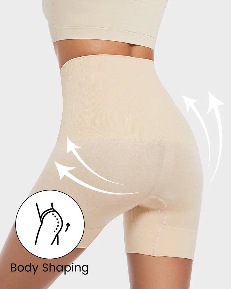Ultra High-Waisted Tummy Control Butt Lifting Shorts - Image 15