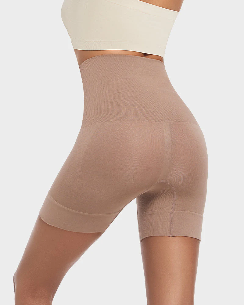 Ultra High-Waisted Tummy Control Butt Lifting Shorts - Image 3