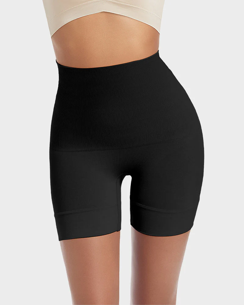Ultra High-Waisted Tummy Control Butt Lifting Shorts - Image 4