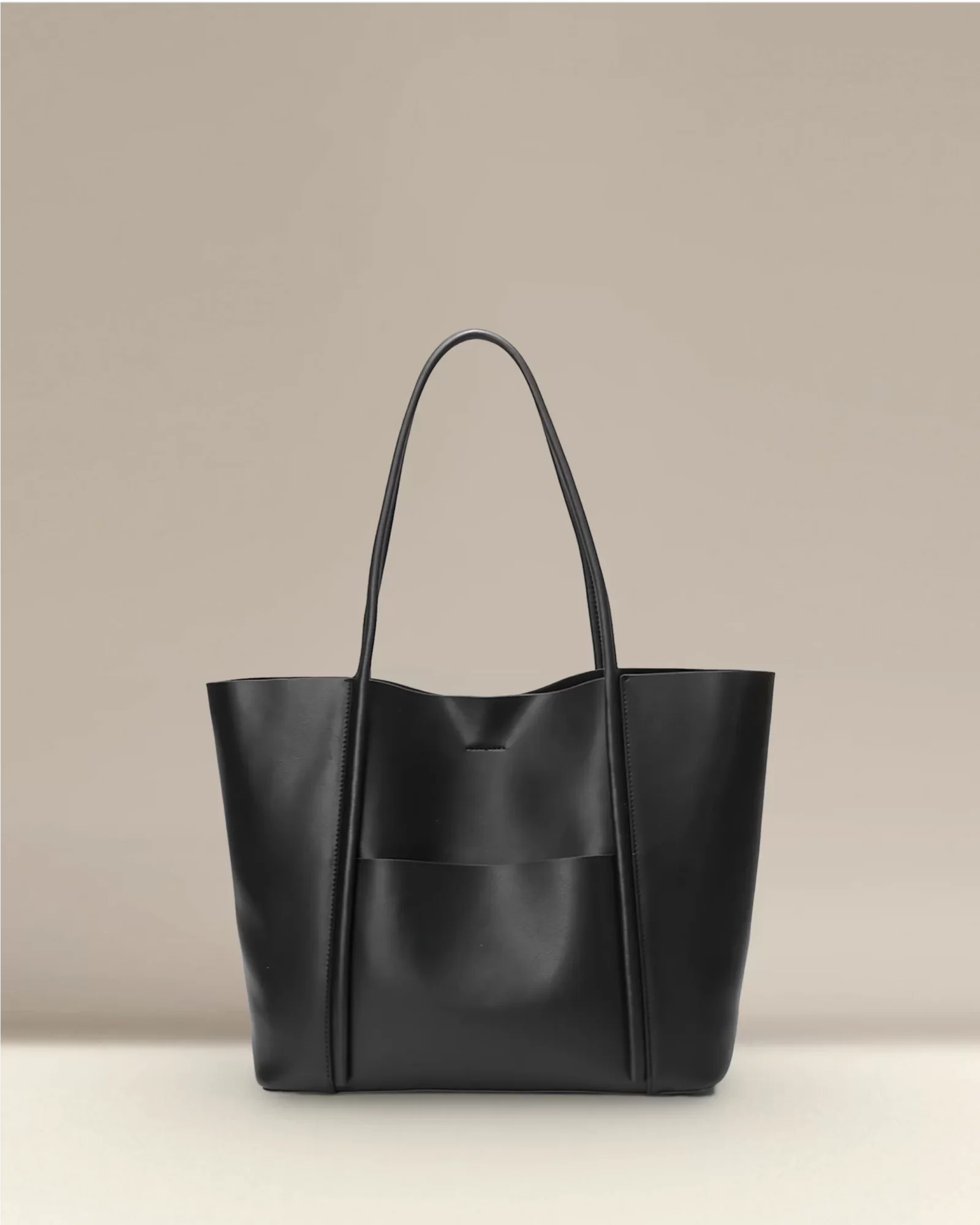 Urban Chic Leather Laptop Tote - Image 10