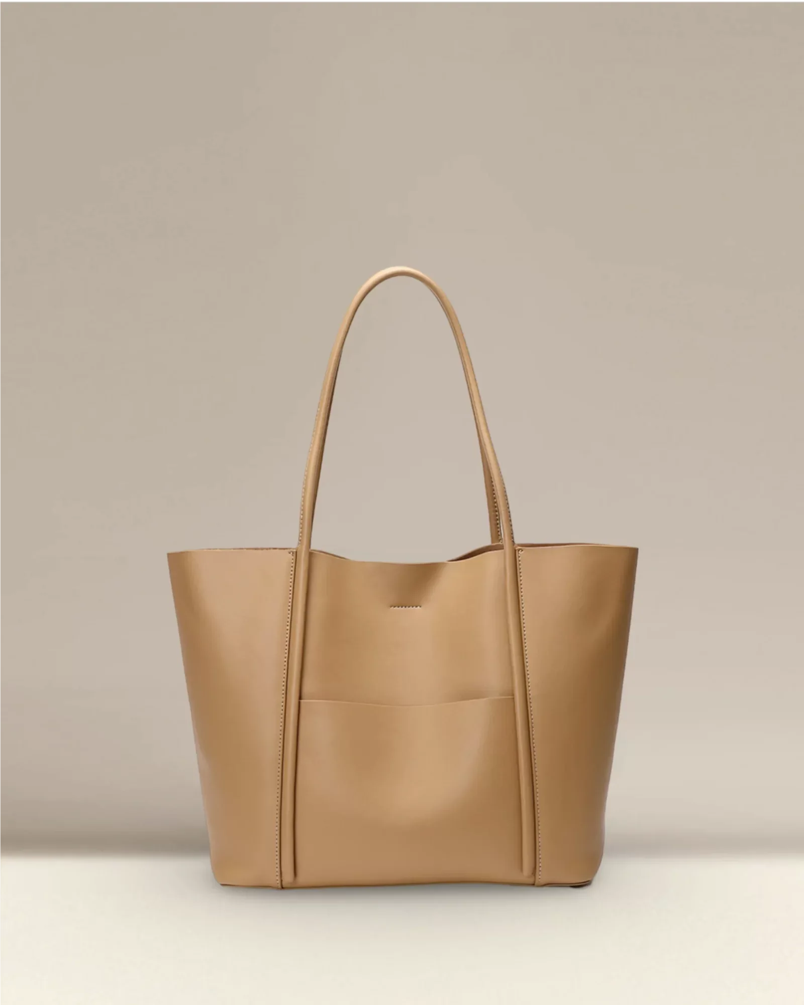 Urban Chic Leather Laptop Tote - Image 5