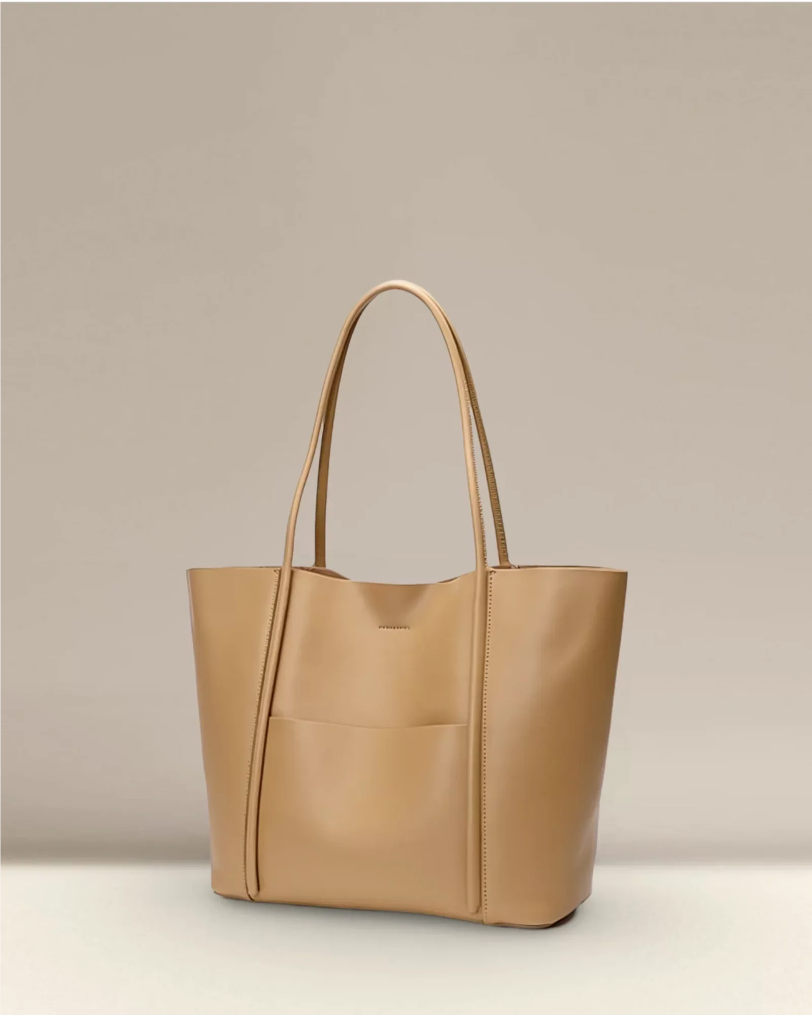 Urban Chic Leather Laptop Tote - Image 6