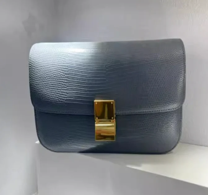 Valentina Lizard-Textured Leather Crossbody - Image 16
