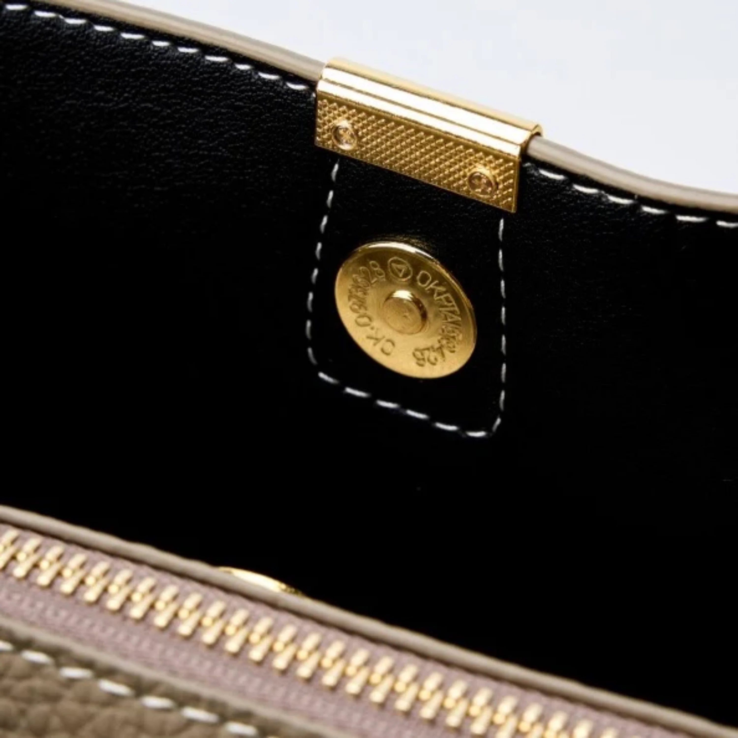 Verona Genuine Leather Bucket Handbag - Image 10