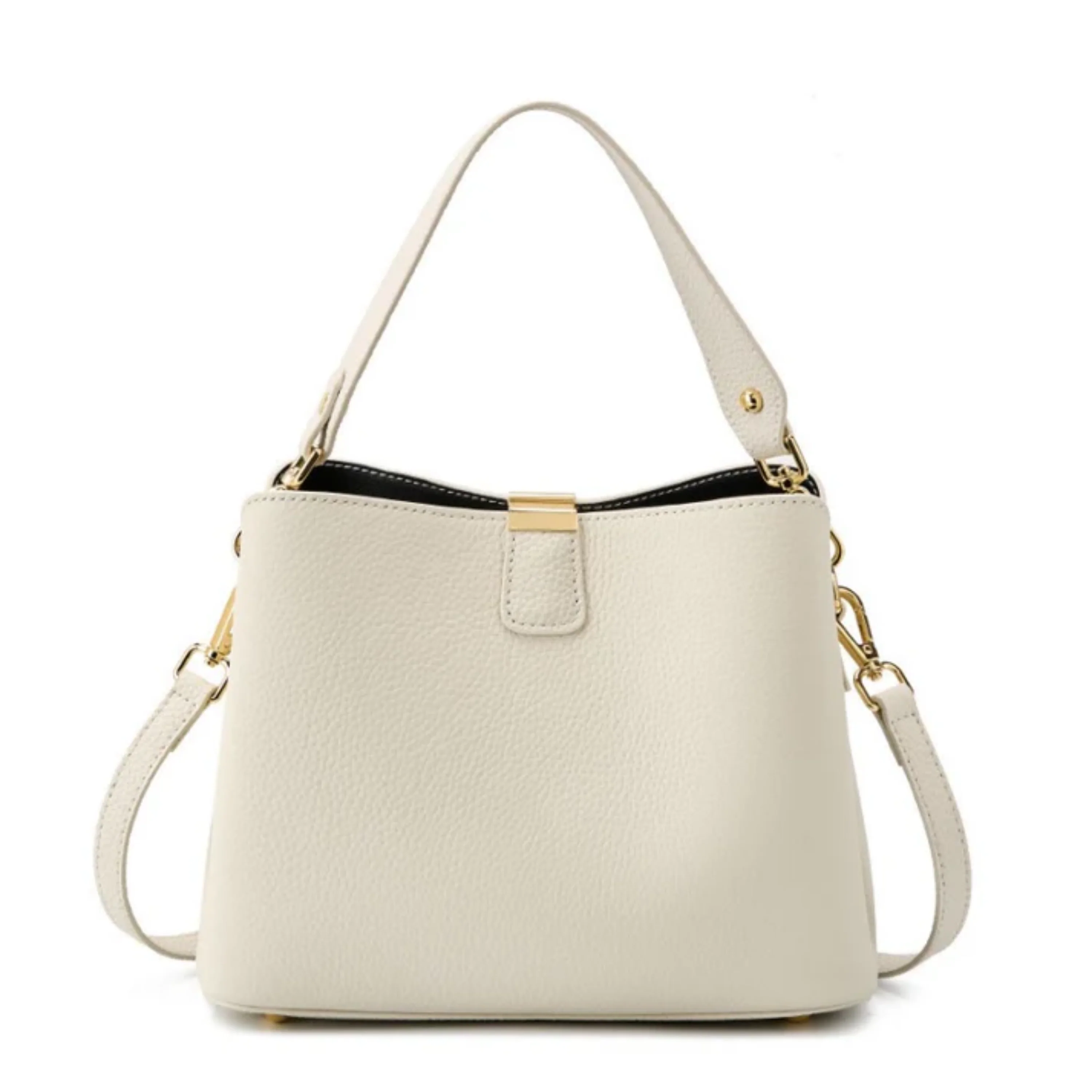 Verona Genuine Leather Bucket Handbag - Image 2