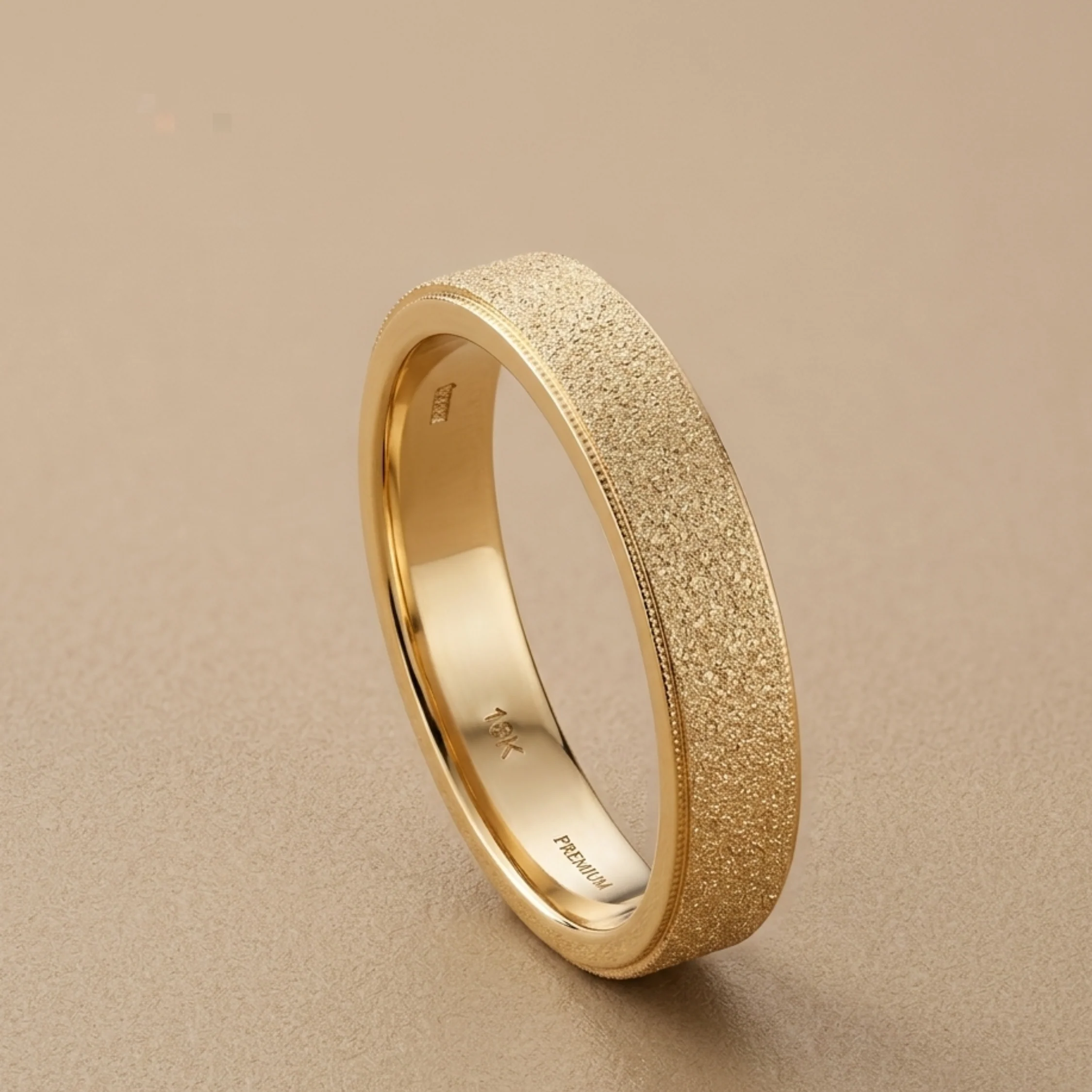 Vibia Brushed Gold Band - Image 2