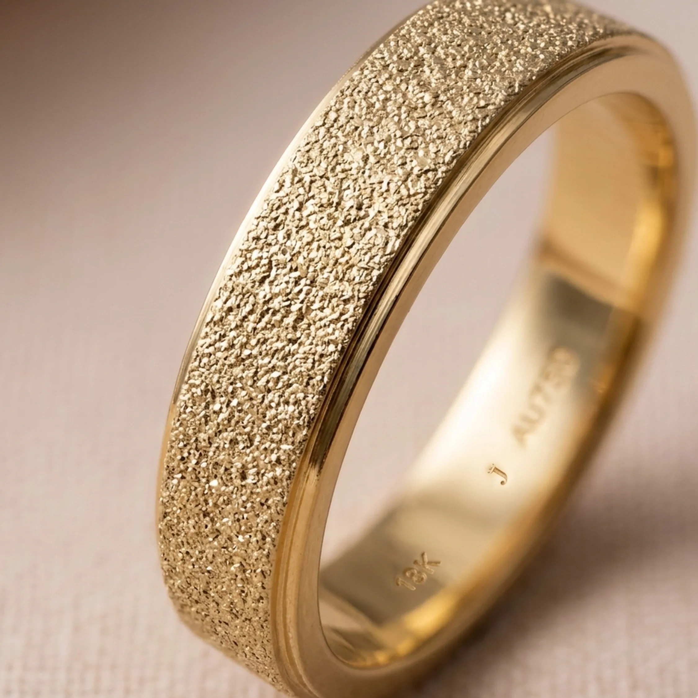Vibia Brushed Gold Band - Image 6