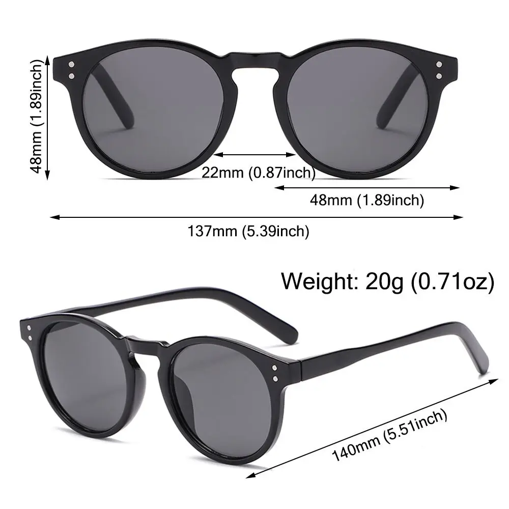 Eco-Chic Round Sunglasses – Embrace Timeless Elegance - Image 5