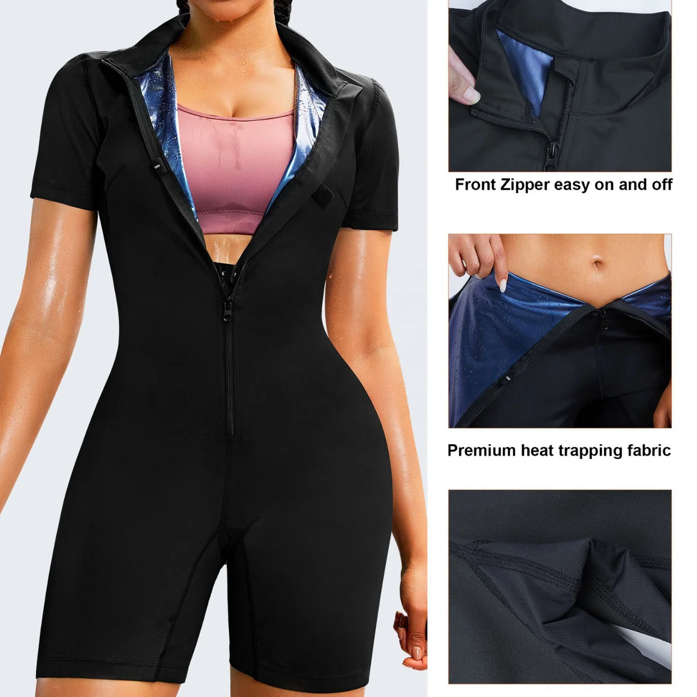 Women's Full Body Shapewear Sauna Suit - Image 6