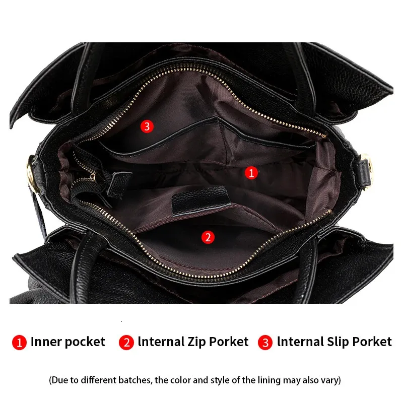 Woven Leather Bucket Bag - Image 4