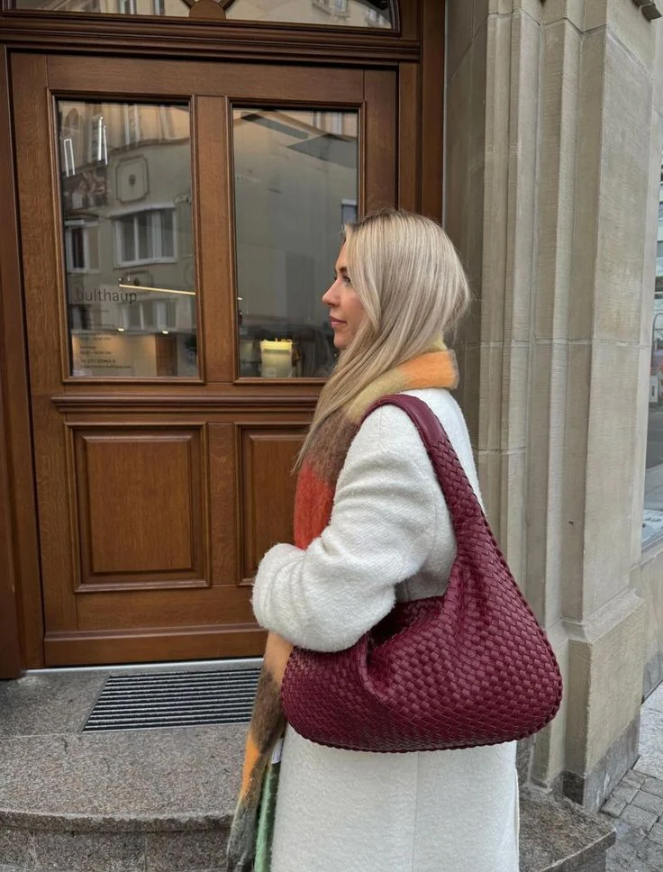 Aurelle Luxe Woven Handbag - Image 13