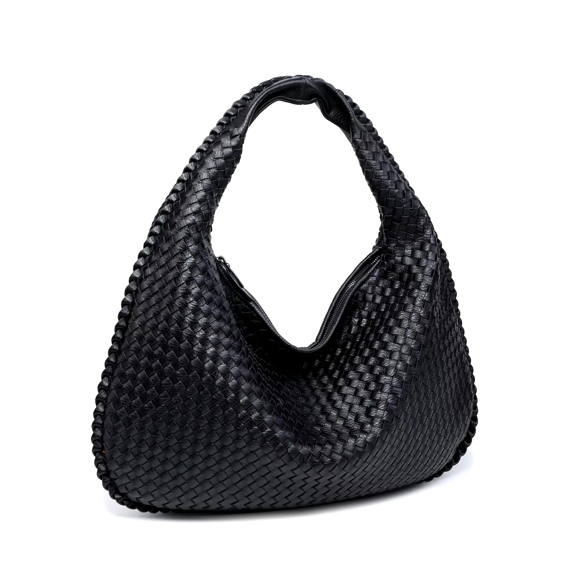 Aurelle Luxe Woven Handbag - Image 2