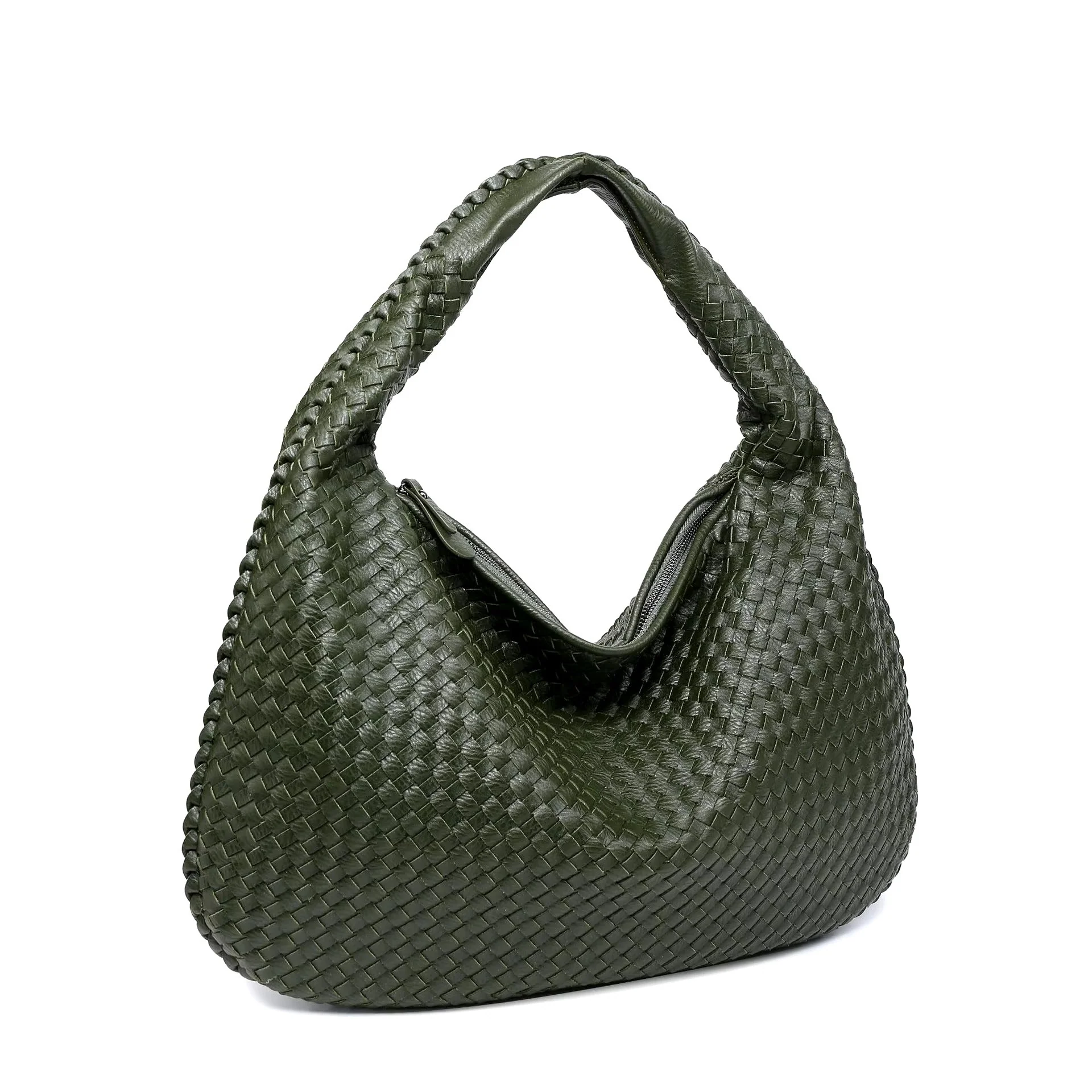 Aurelle Luxe Woven Handbag - Image 8