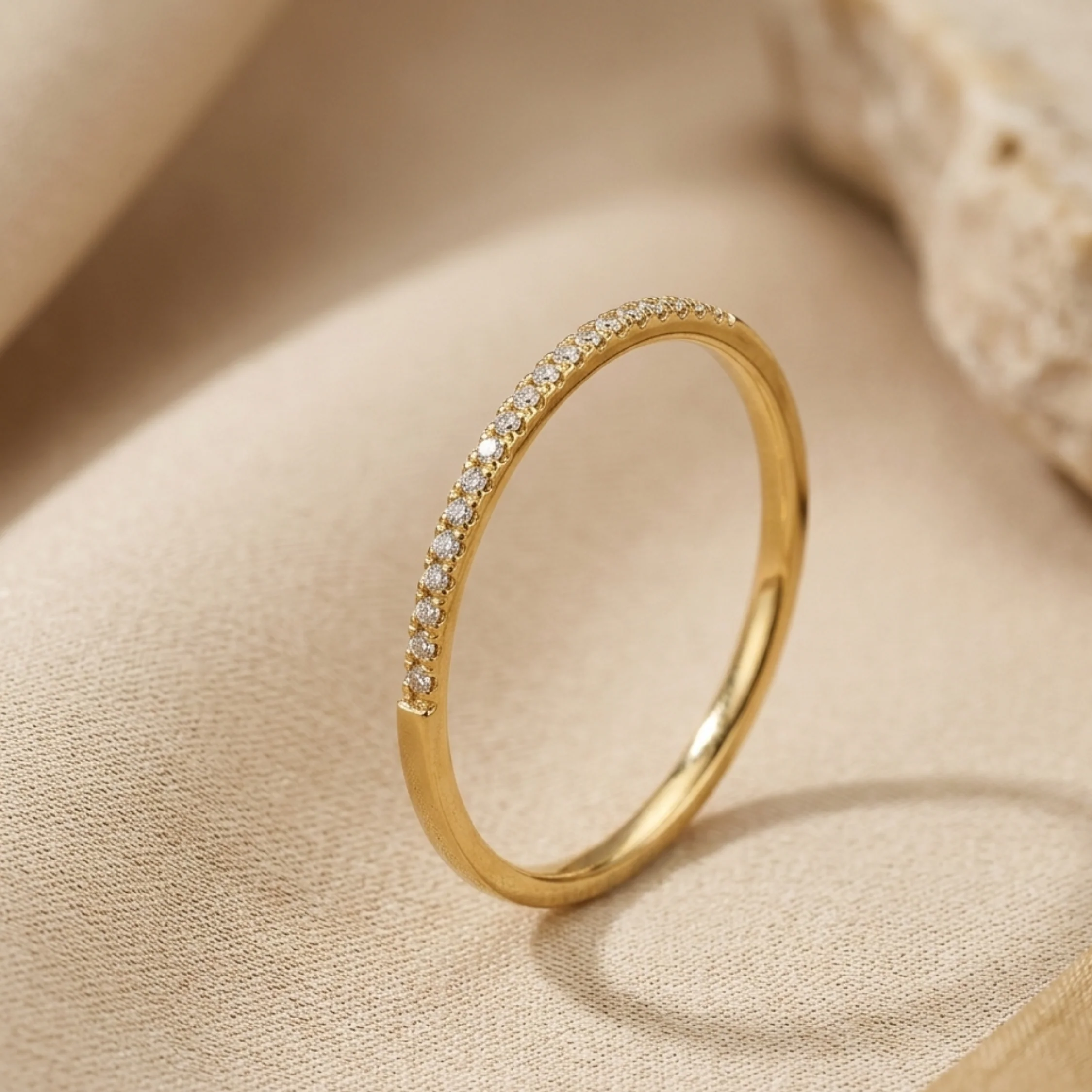 Zoe Glittering Horizon Ring