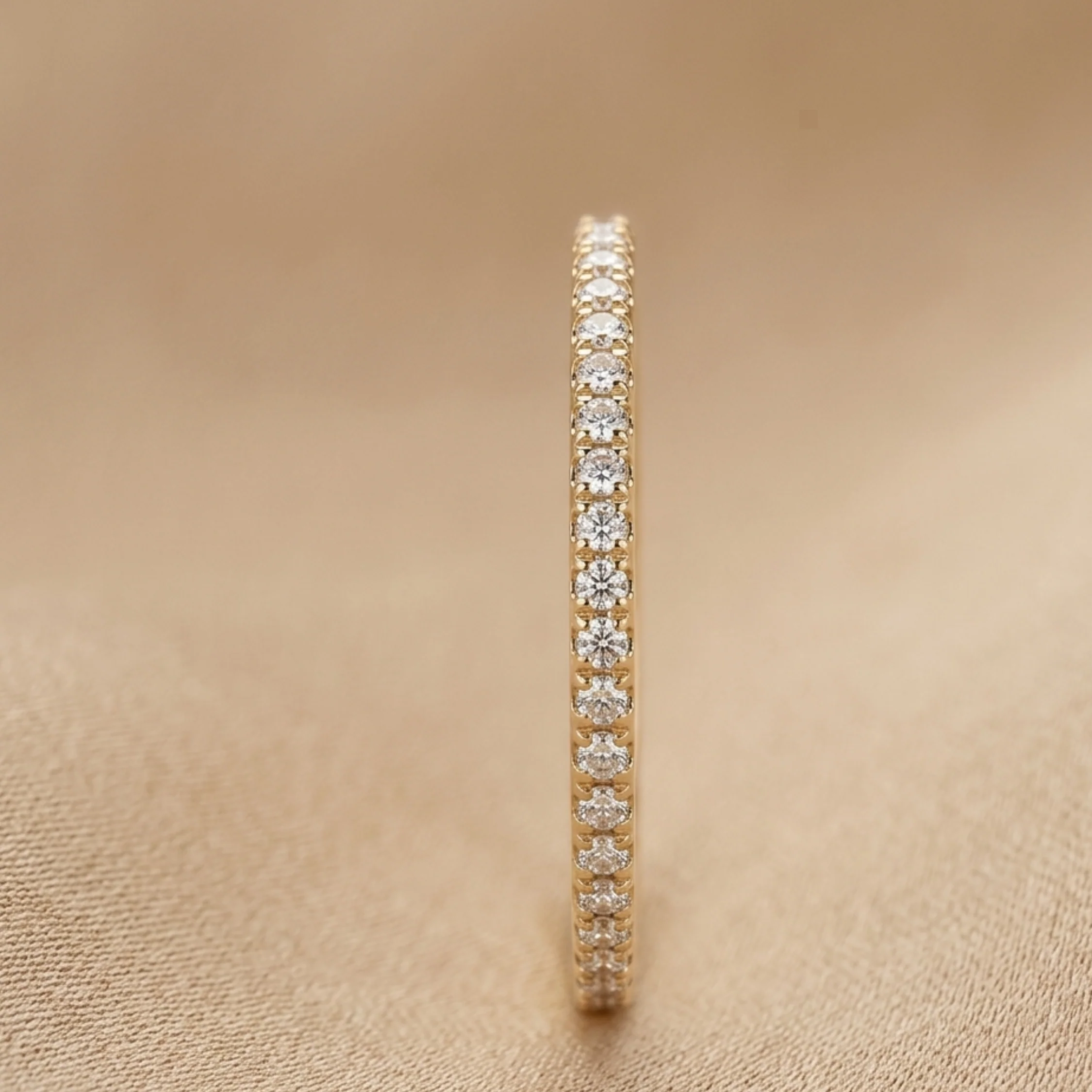 Zoe Glittering Horizon Ring - Image 6